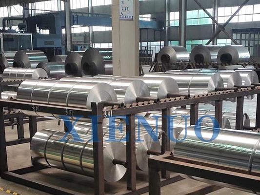 Εμπορική τιμή 8011 Αλουμινίου Foil Raw Coil Τροφική ποιότητα Αλουμινίου Foil Coil Αλουμινίου Foil In Roll Jumbo