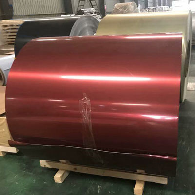 Χρωματιστή επικάλυψη αλουμινίου Coil τιμή 1050 1060 1100 Embossed χρωματιστή επικάλυψη αλουμινίου