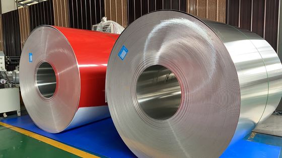Μεταλλική επενδύσεις κτιρίων 3003 Χρωματιστή επικάλυψη αλουμινίου για εξωτερική διακόσμηση