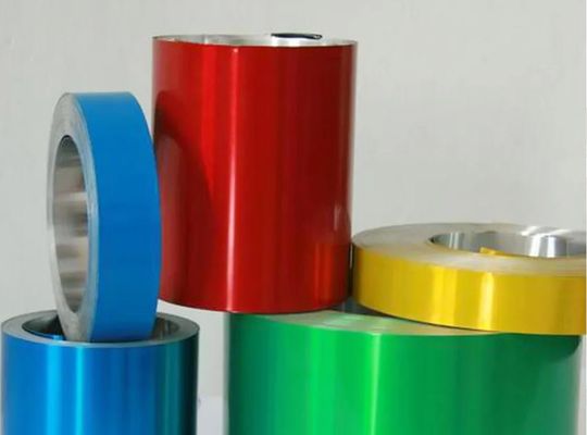 Εταιρική απευθείας πώληση O - H112 Χρωματιστή επικάλυψη 3003 Τροφίμων Αλουμινίου κυλίνδρου Φόλιο οικιακής χρήσης